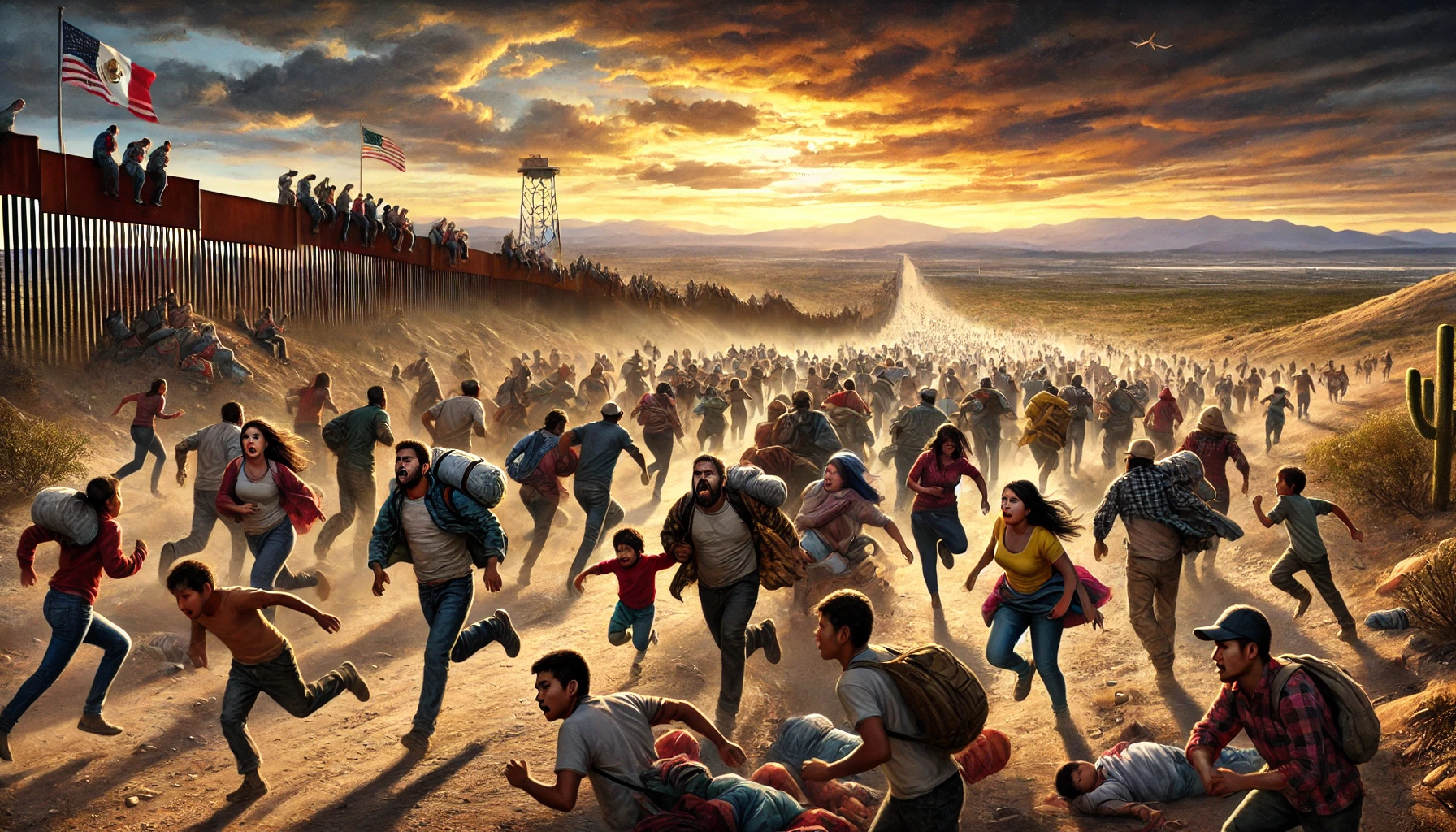 Migrantes contra el reloj para llegar a la frontera entre Estados Unidos y México antes de que Trump asuma el cargo